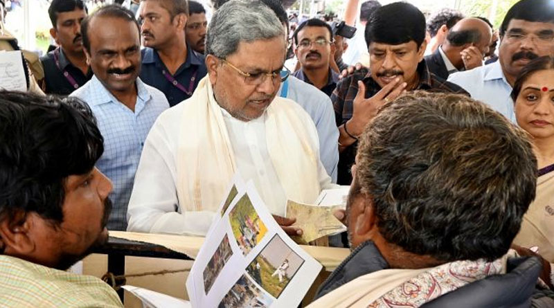 BJP angry over Karnataka government's advertisement in Telangana। Sangbad Pratidin