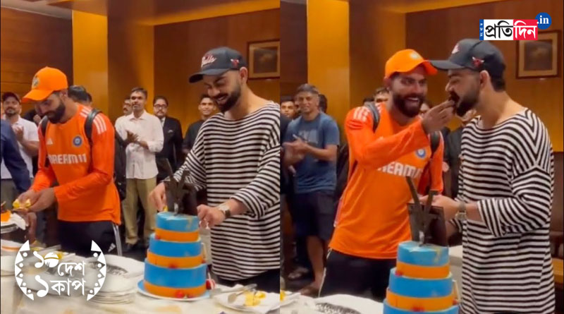 ICC ODI World Cup 2023: Team India celebrates Virat Kohli's birthday after record win over South Africa। Sangbad Pratidin