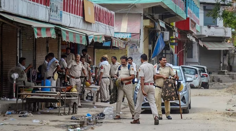Tension build up in Nuh after stone pelted at woman going for puja | Sangbad Pratidin