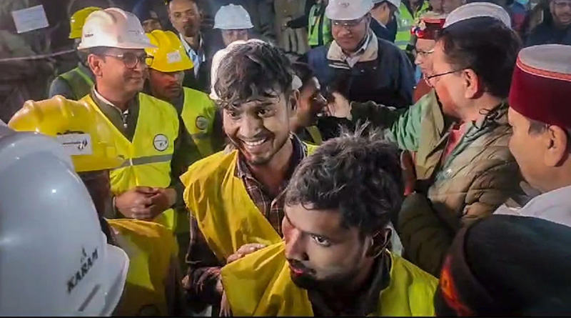 Trapped workers share how they spent time in Uttar Kashi tunnel | Sangbad Pratidin