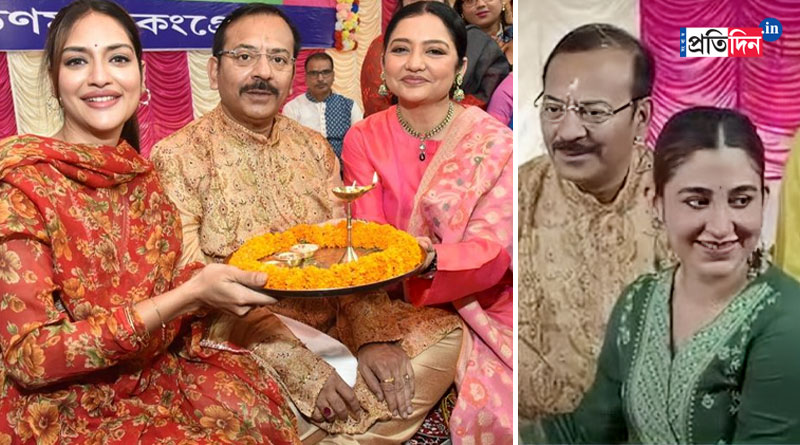 Bhai Phonta 2023: Nusrat, June, Saayoni Ghosh celebrates with Aroop Biswas | Sangbad Pratidin