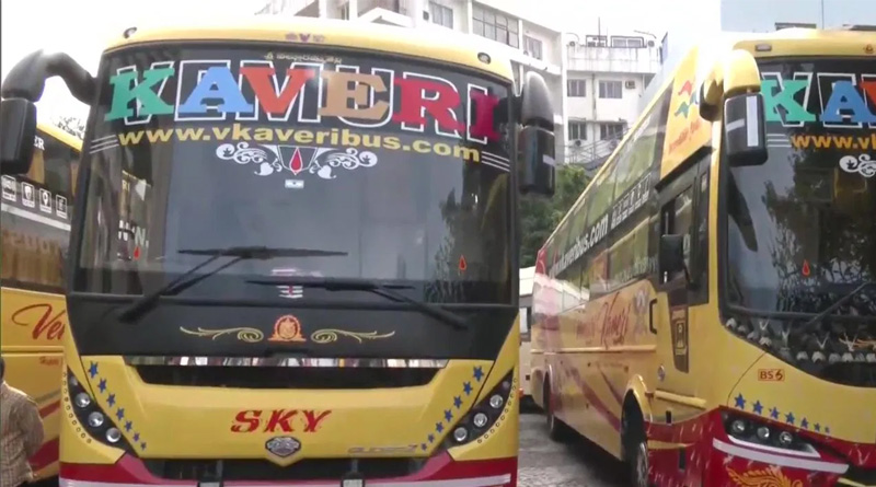 luxury buses ready in hyderabad by congress | Sangbad Pratidin