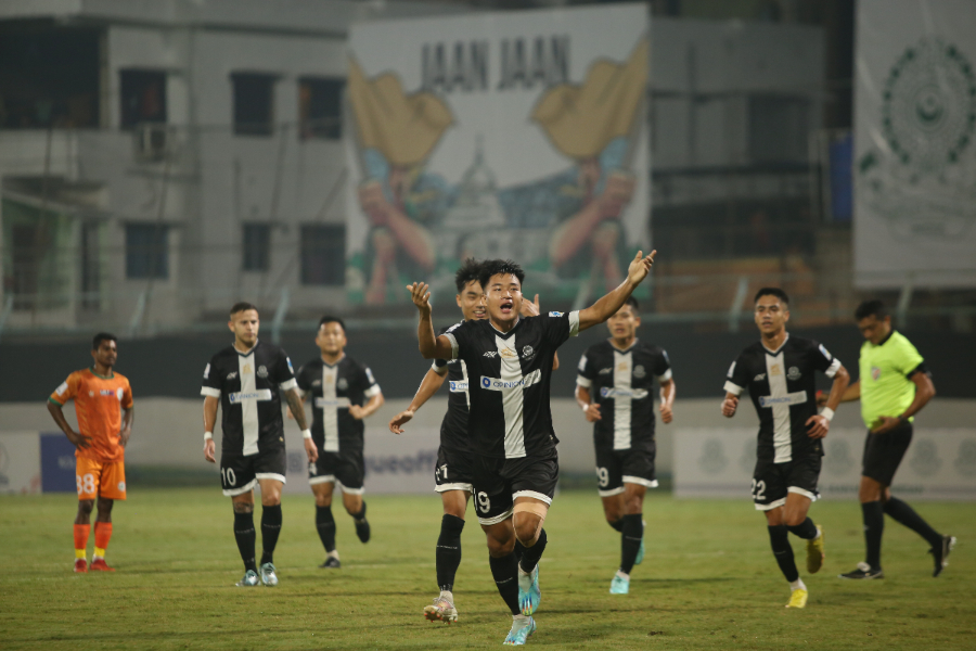 Mohammedan Sporting beat Neroca FC by 2-1 goal in the I League encounter। Sangbad Pratidin
