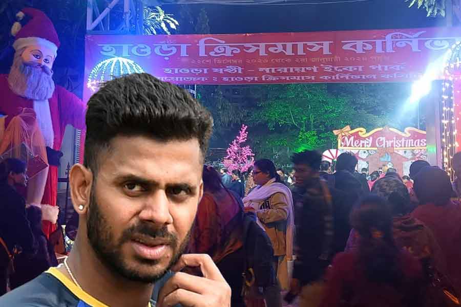 Howrah Christmas Carnival closed due to clash among authorities । Sangbad Pratidin