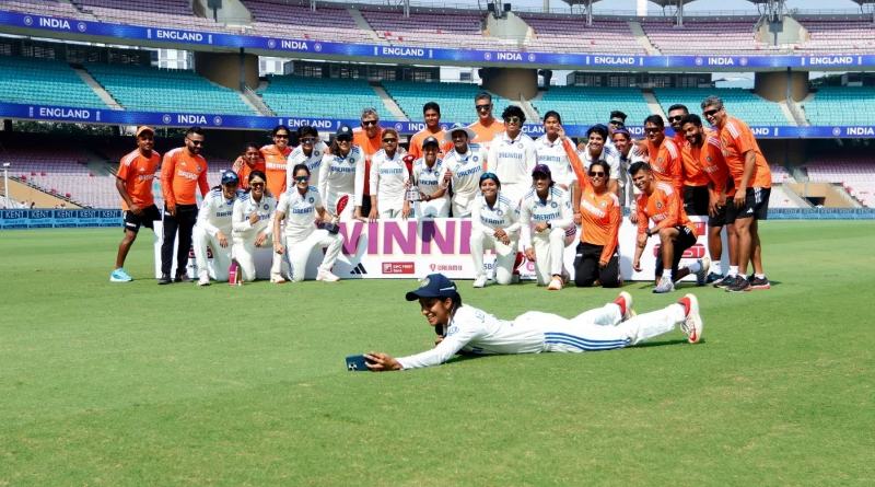 INDW vs ENGW: India women hammer England to register biggest ever victory in women's Test। Sangbad Pratidin