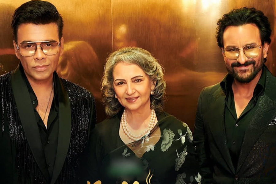 Koffee With Karan: Sharmila Tagore reveals Saif Ali Khan ditched university| Sangbad Pratidin