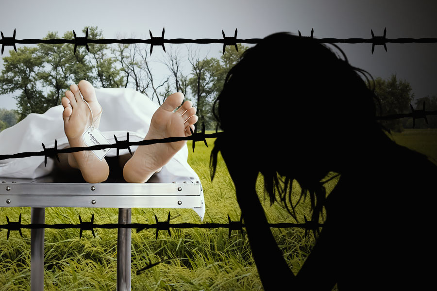 BSF helps Bangladeshi daughter to see father's deadbody from zero point in Bongaon border | Sangbad Pratidin