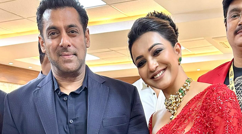 Koushani Mukherjee trolled for posting picture with Salman Khan at KIFF 2023 | Sangbad Pratidin