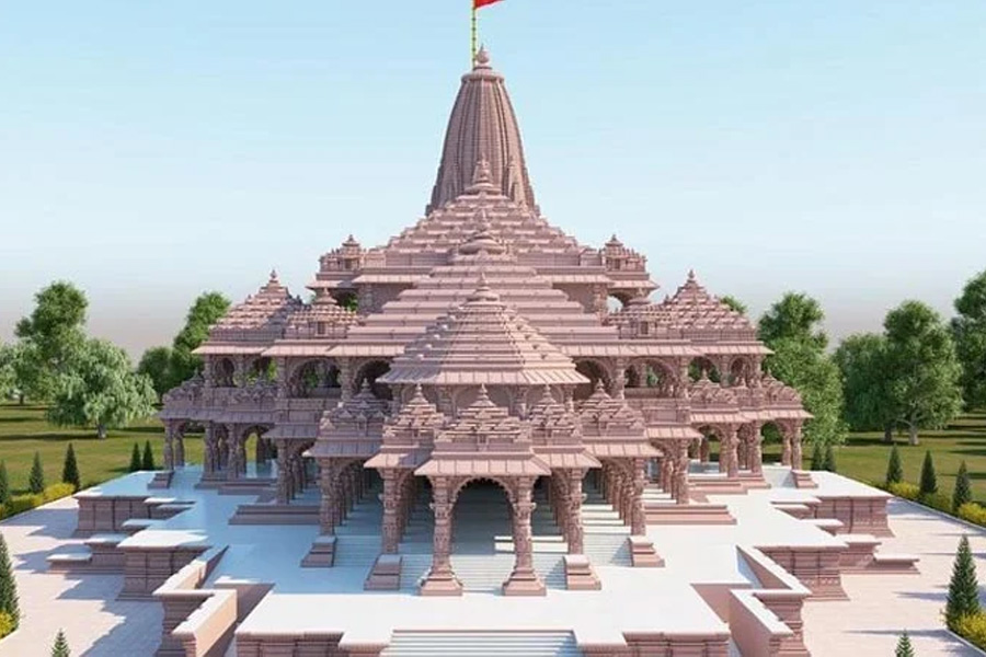 Now participating Ram Mandir arati online | Sangbad Pratidin