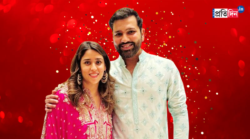 Ritika Sajdeh wrote a heartfelt note for her husband Rohit Sharma on 8th wedding anniversary । Sangbad Pratidin