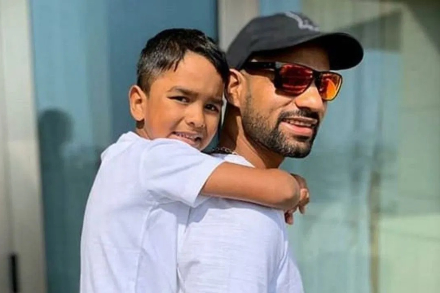 Shikhar Dhawan pens emotional note on son Zoravar's birthday on his instagram। Sangbad Pratidin