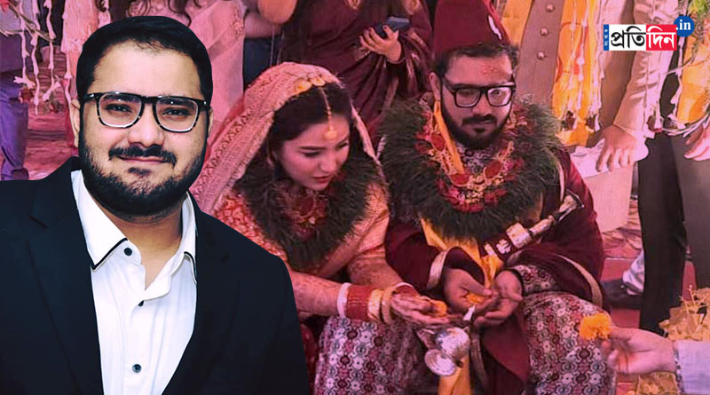 Abesh Banerjee tied knot with longtime girl friend Diksha Chhetri at Karseong |Sangbad Pratidin
