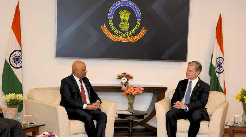 FBI Director holds discussions with CBI chief। Sangbad Pratidin