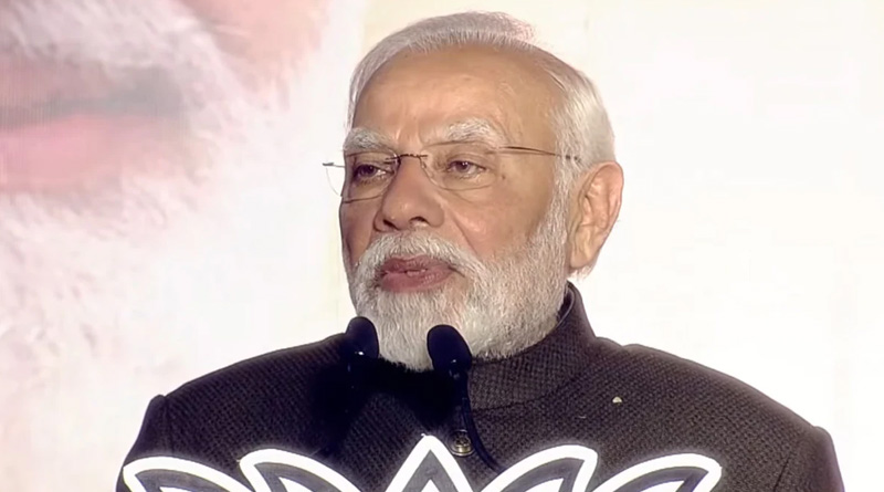 Narendra Modi slams Congress after 350 crore found from MP residence | Sangbad Pratidin