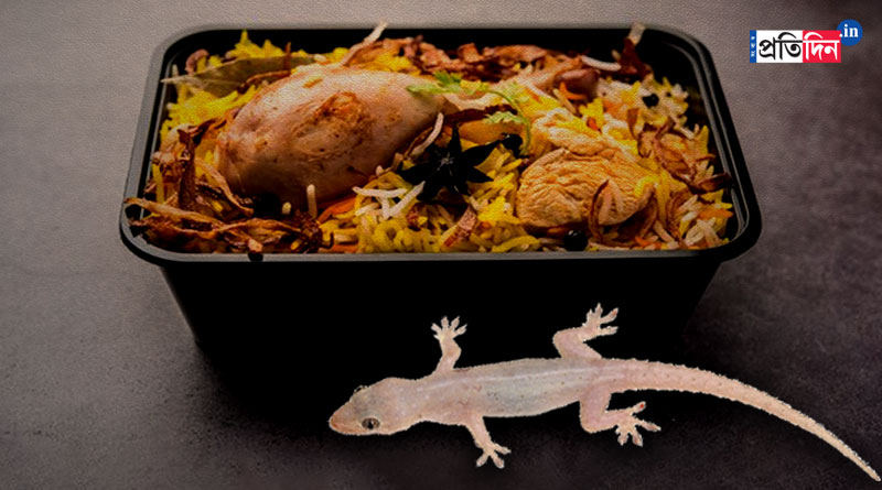 Hyderabad Man Orders Biryani and Finds Dead Lizard In It | Sangbad Pratidin
