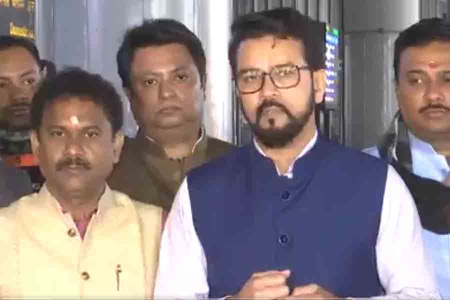 Minister Anurag Thakur slams CM Mamata Banerjee over Sandeshkhali Incident