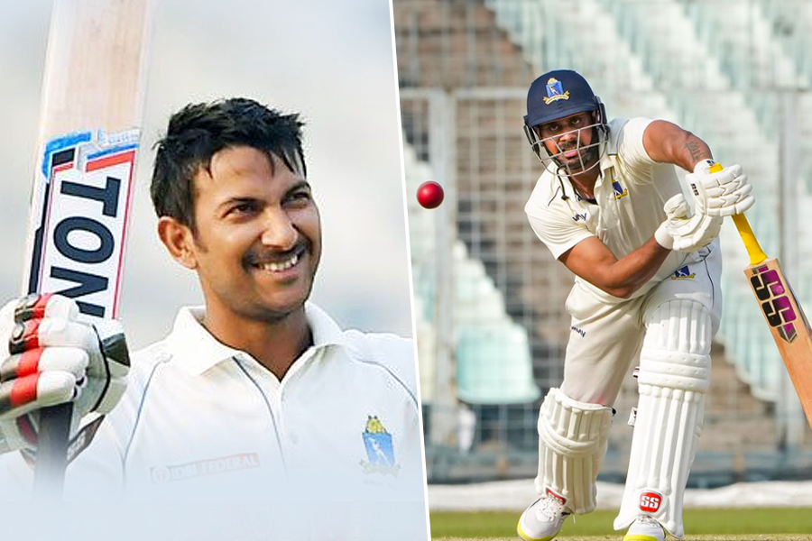 Anustup Majumder ton and Manoj Tiwary innings help Bengal to reach beyond 200 । Sangbad Pratidin