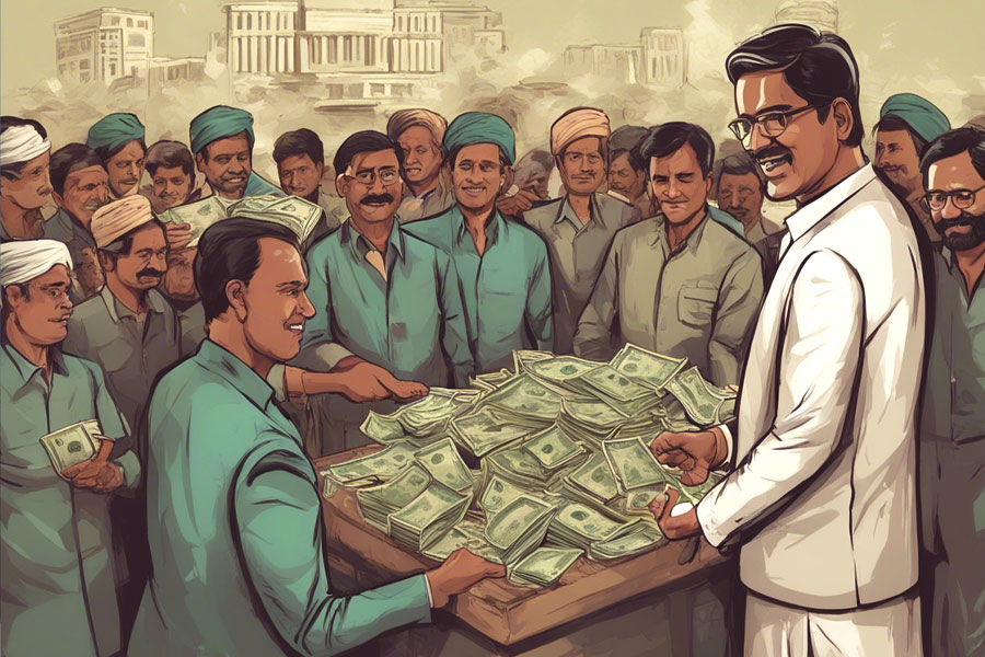 Voters gave money to the candidate in Bangladesh। Sangbad Pratidin
