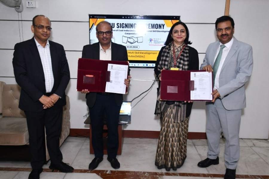 Coal India inks a MoU with national skill development corporation । Sangbad Pratidin