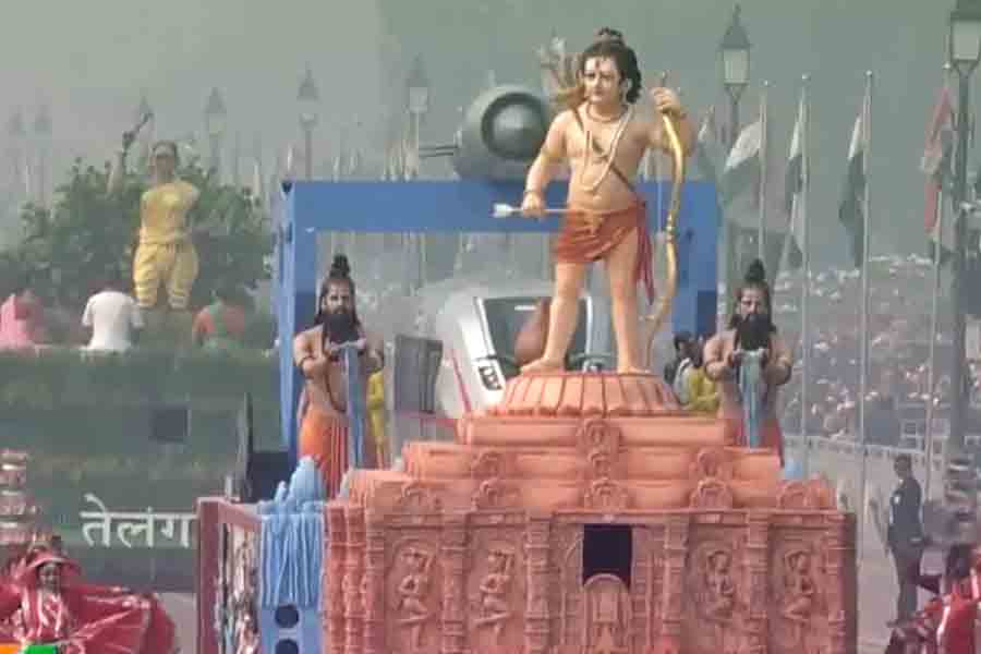 Republic Day LIVE Update: Ram Mandir Tableau shows in Delhi | Sangbad Pratidin