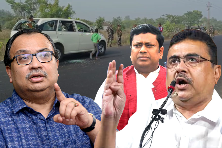 BJP leaders seek central intervention on Sandeshkhali, Kunal Ghosh slams | Sangbad Pratidin