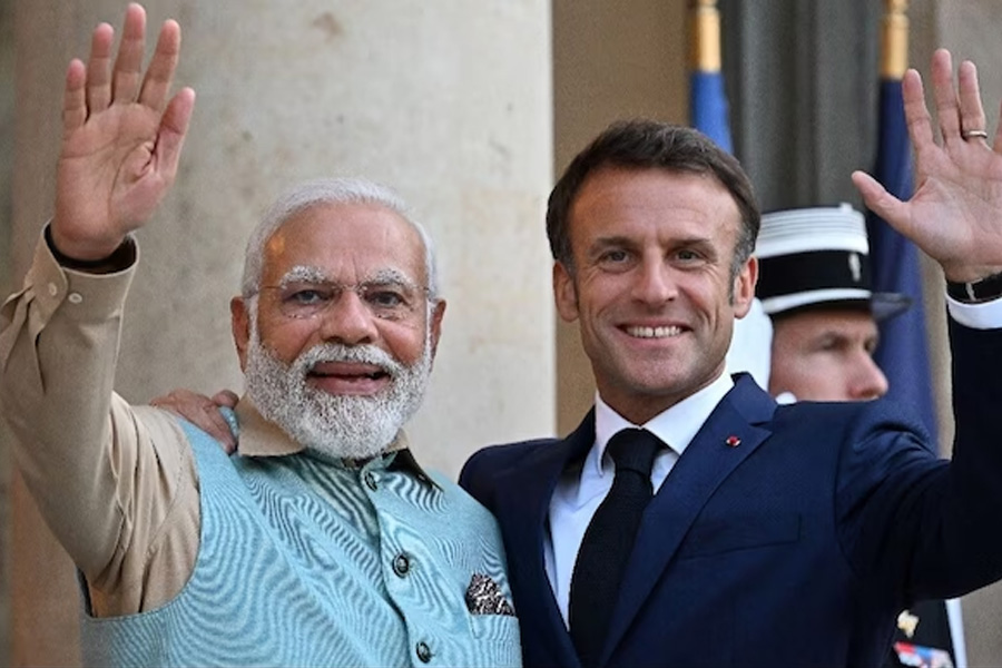 President Macron to arrive today in Jaipur | Sangbad Pratidin