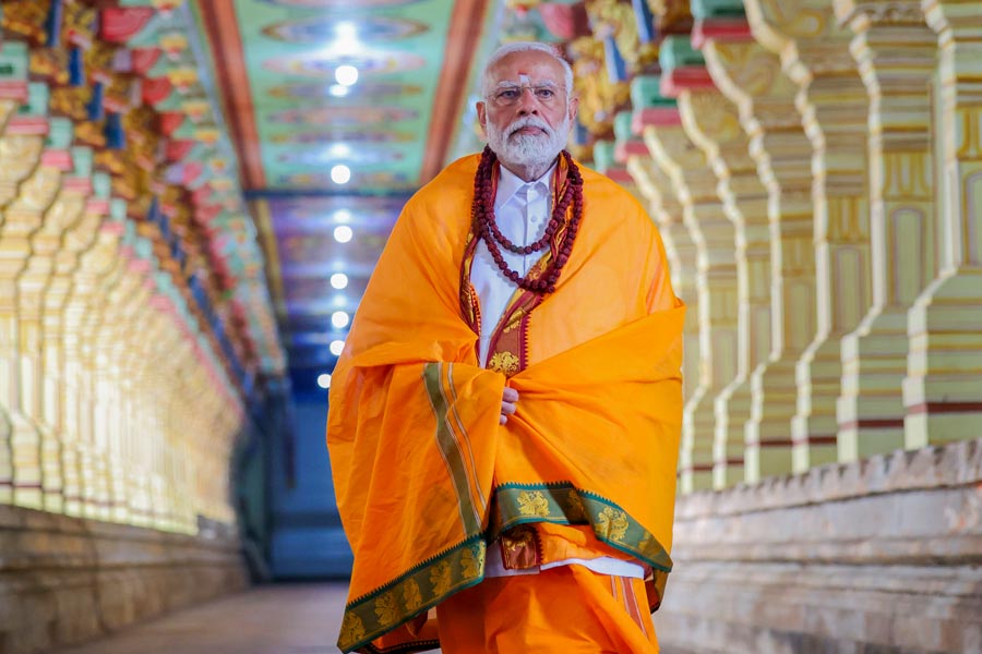 PM Modi says Ram Ram before entering Lok Sabha | Sangbad Pratidin