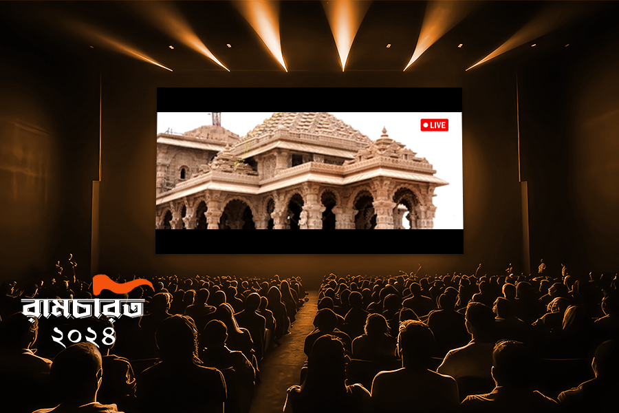 Catch The Historic Inauguration Of Ram Mandir At PVR INOX | Sangbad Pratidin