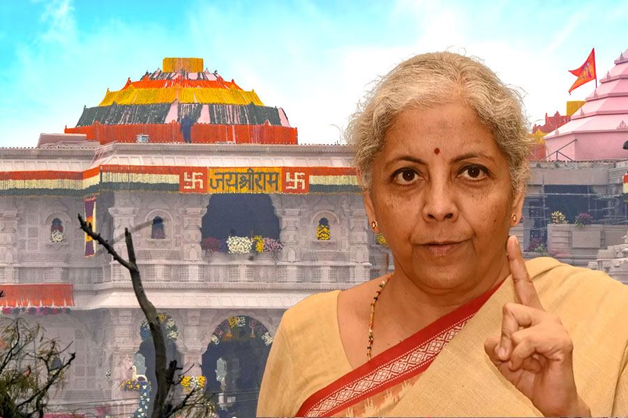 Ram Mandir: Tamil Nadu Police remove LED screens where Sitharaman scheduled to watch Pran Pratishtha, says BJP | Sangbad Pratidin