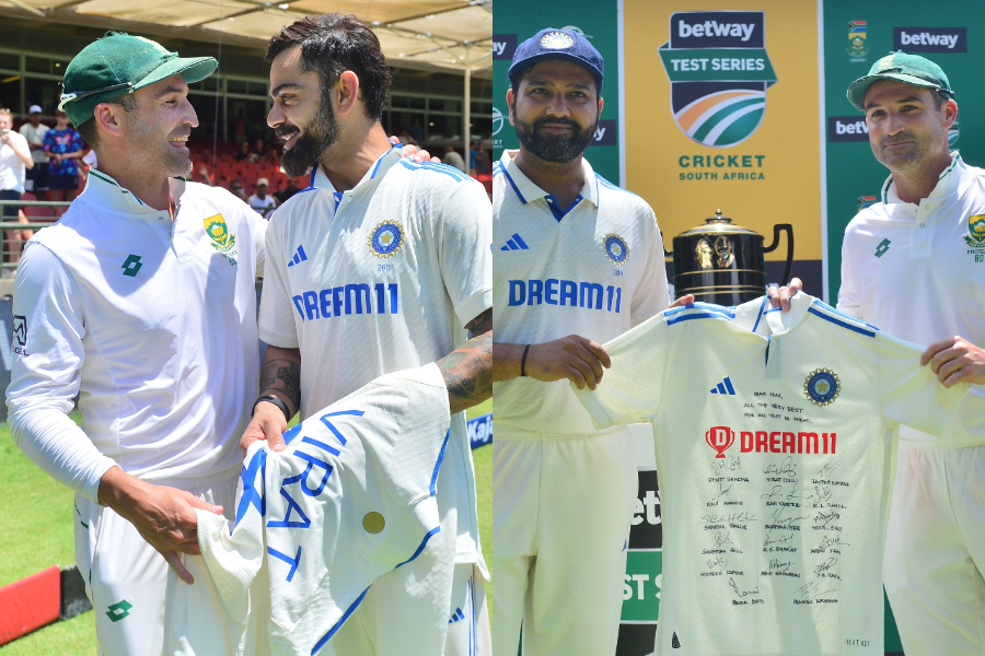 IND vs SA: Virat Kohli, Rohit Sharma reserve heartfelt gesture for retiring Dean Elgar after his last Test for South Africa। Sangbad Pratidin