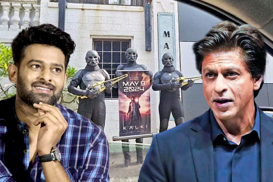 Pictures of Prabhas starrer Kalki 2898 AD promotion outside Shah Rukh Khan's Mannat goes viral | Sangbad Pratidin