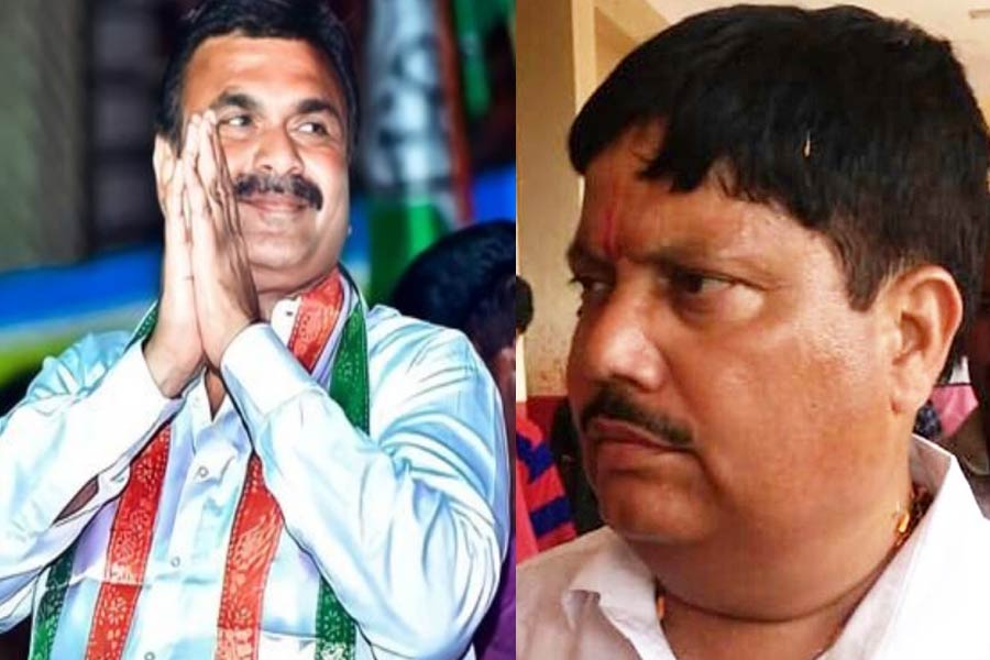 TMC MLA Somnath Shyam again attacks MP Arjun Singh । Sangbad Pratidin