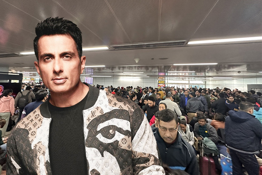 Actor Sonu Sood Stuck At Airport For 3 Hours | Sangbad Pratudin