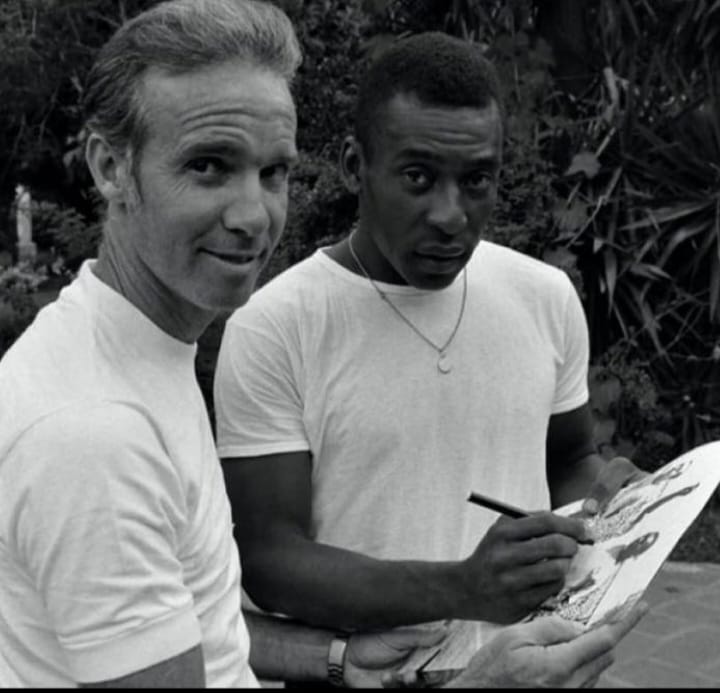 Pele and Zagallo
