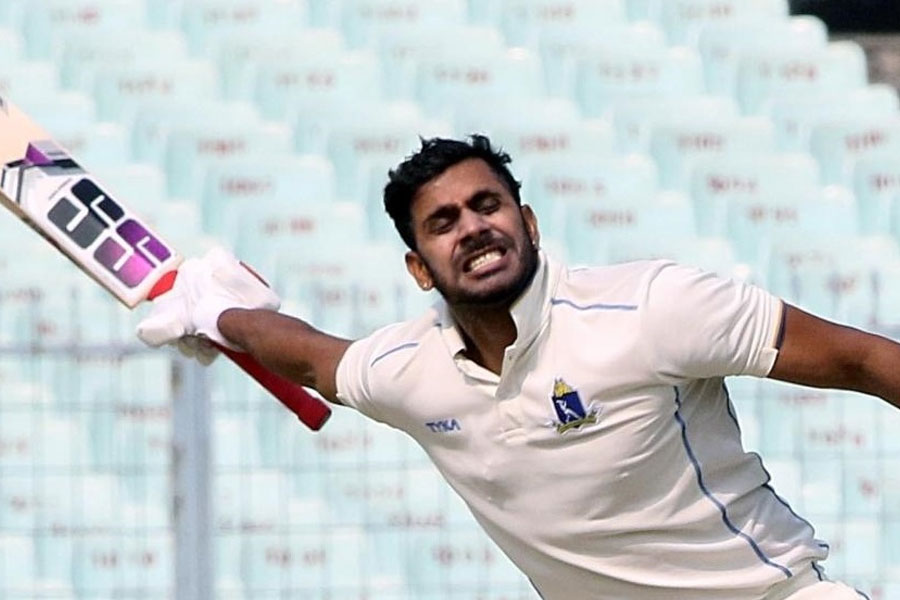 Manoj Tiwary scores century and Bengal posted good score in Ranji Trophy । Sangbad Pratidin