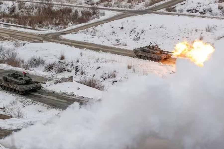 North Korea fires artillery shells near border। Sangbad Pratidin