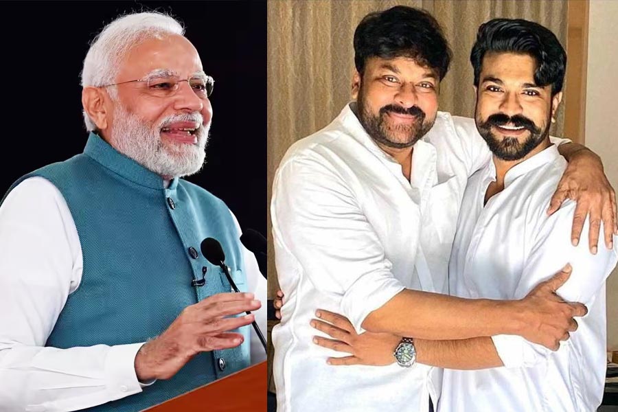 Actor Ram Charan thanked PM Modi for father Chiranjeevi's Padma Vibhushan | Sangbad Pratidin