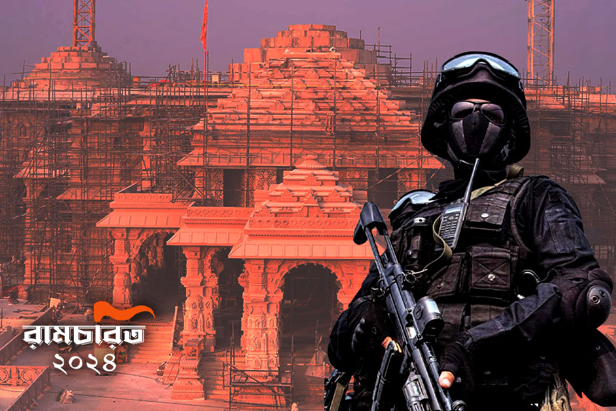 UP Police training from NSG to guard Ayodhya Ram Temple | Sangbad Pratidin