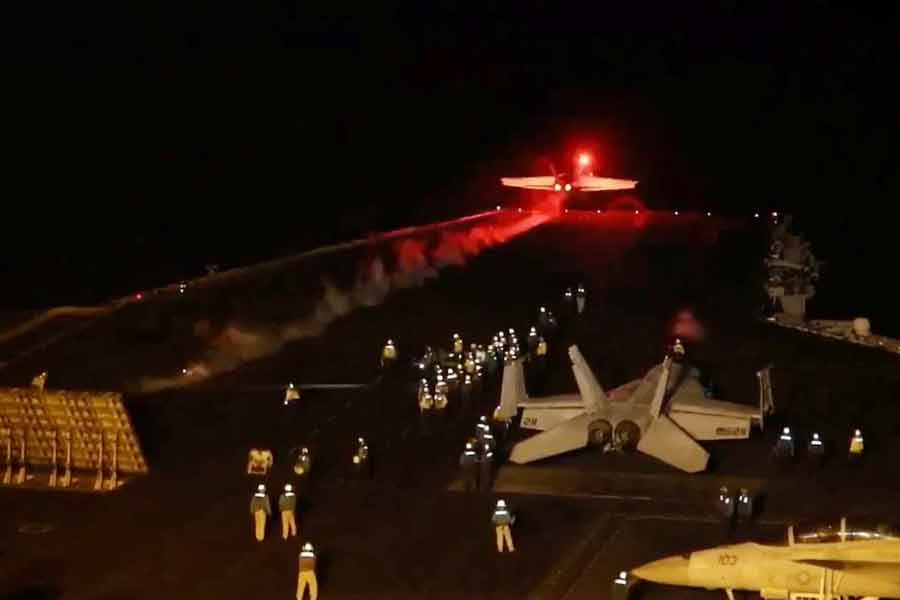 US launches strikes against Houthi rebels in Yemen। Sangbad Pratidin