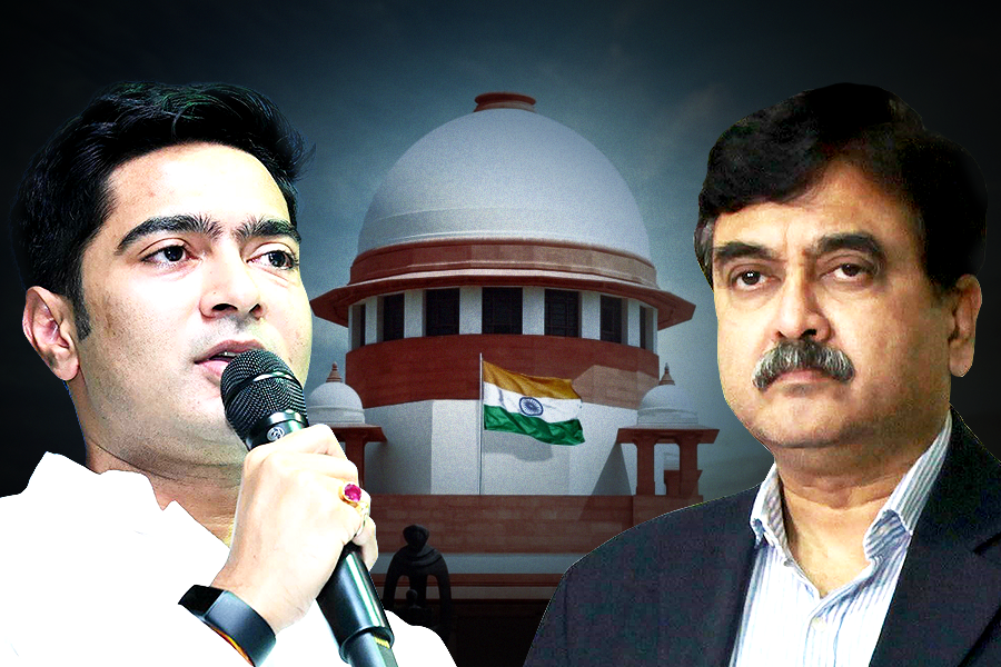 Lawyar of Abhishek Banerjee complains at Supreme Court against Justice Abhijit Gangopadhyay's media interview | Sangbad Pratidin