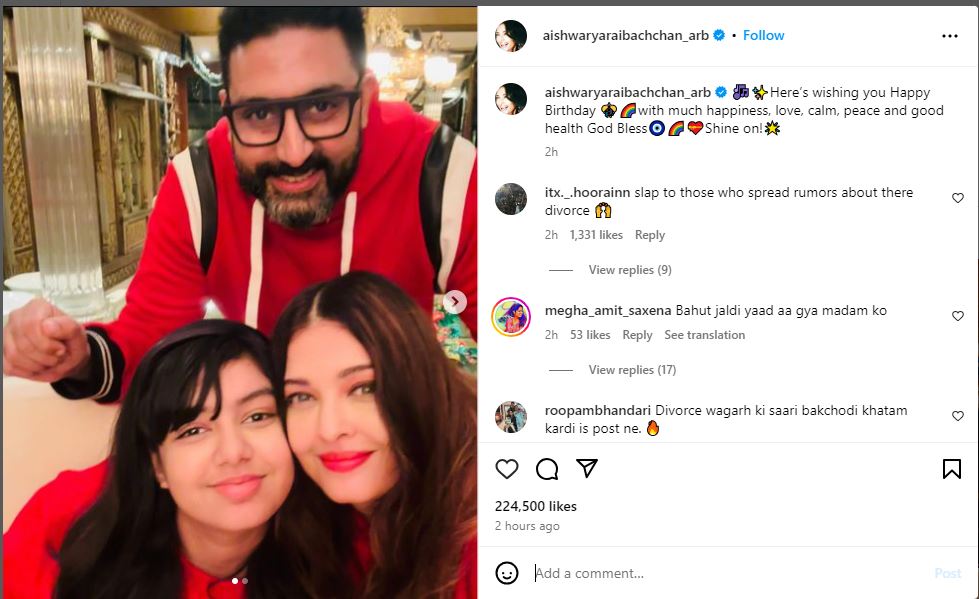 Aishwarya post