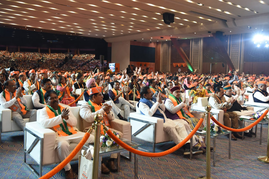 MM Joshi present in BJP's national session | Sangbad Pratidin