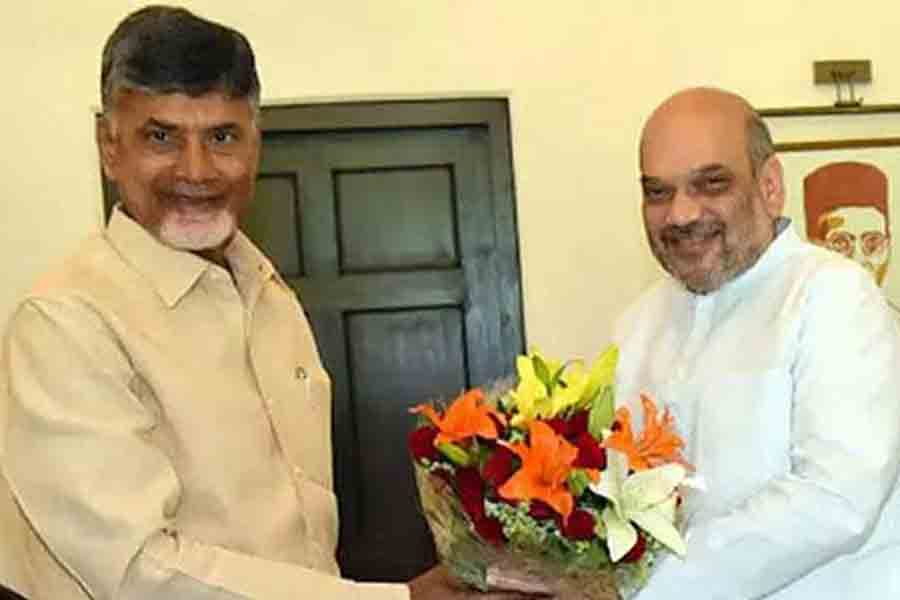 Chandrababu Naidu meets with Amit Shah and J P Nadda in Delhi | Sangbad Pratidin