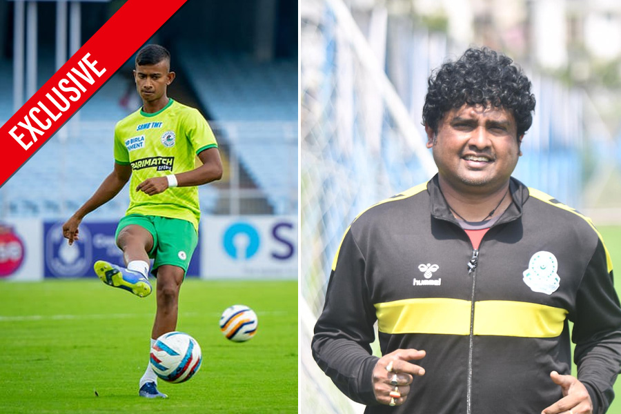 Exclusive: Striker Dipendu Biswas praises his namesake playing for Mohun bagan in ISL 10 । Sangbad Pratidin