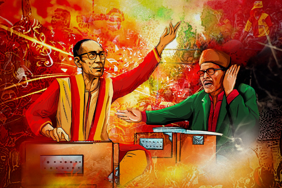 EB vs MB: Manna Dey and Sachin Dev Burman remembered on the eve of another Kolkata Derby। Sangbad Pratidin