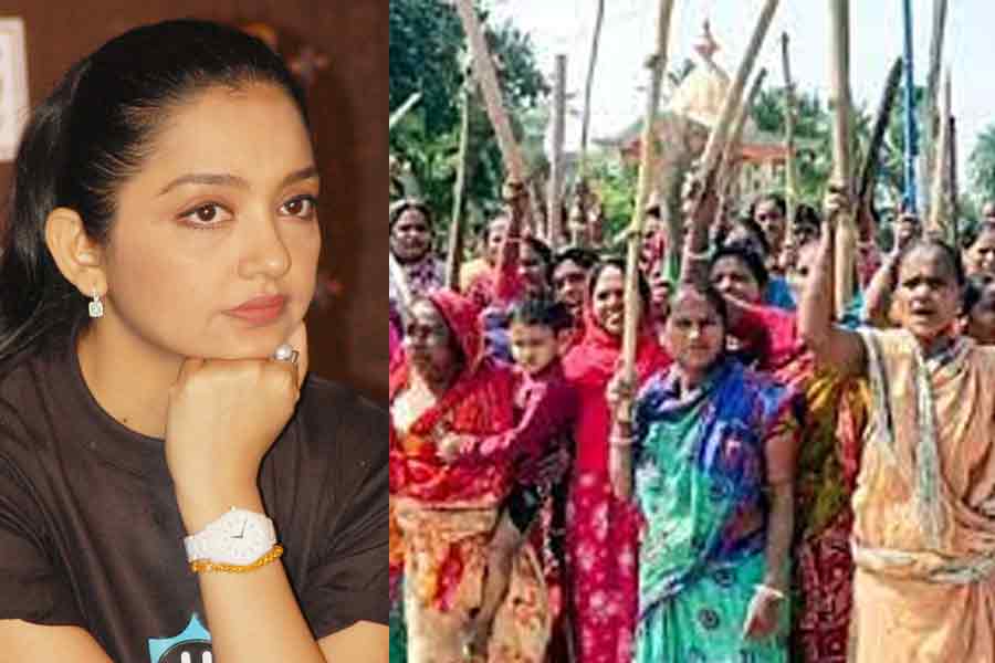 June Malia opens up over Sandeshkhali issue | Sangbad Pratidin