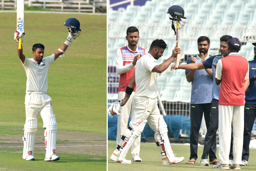 Abhimanyu Easwaran scores double hundred and Bengal inches close to victory in Ranji Trophy । Sangbad Pratidin