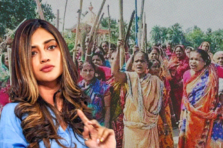 'Stop politicising', MP Nusrat Jahan says on Sandeshkhali violence । Sangbad Pratidin