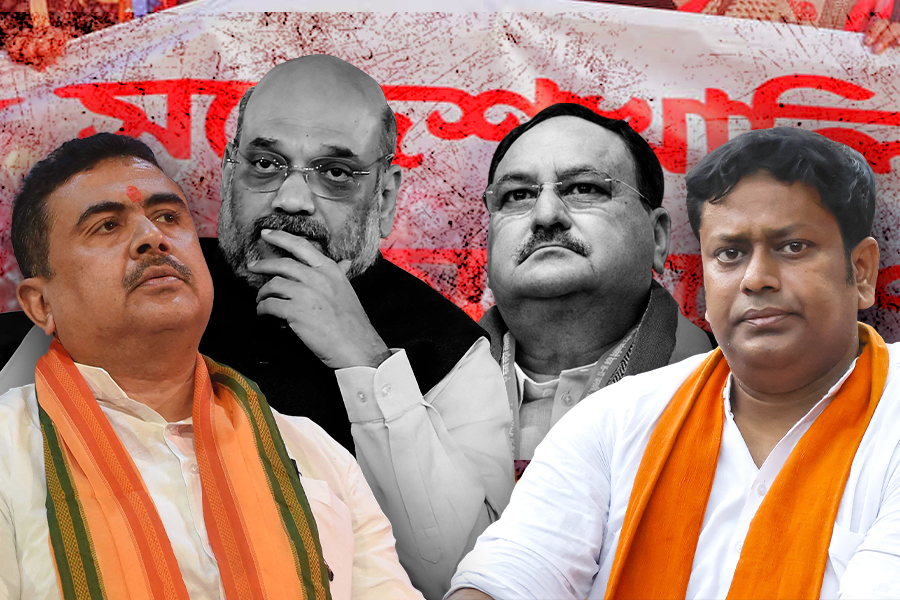 Sukanta Maumder and Suvendu Adhikari to meet Amit Shah and JP Nadda । Sangbad Pratidin