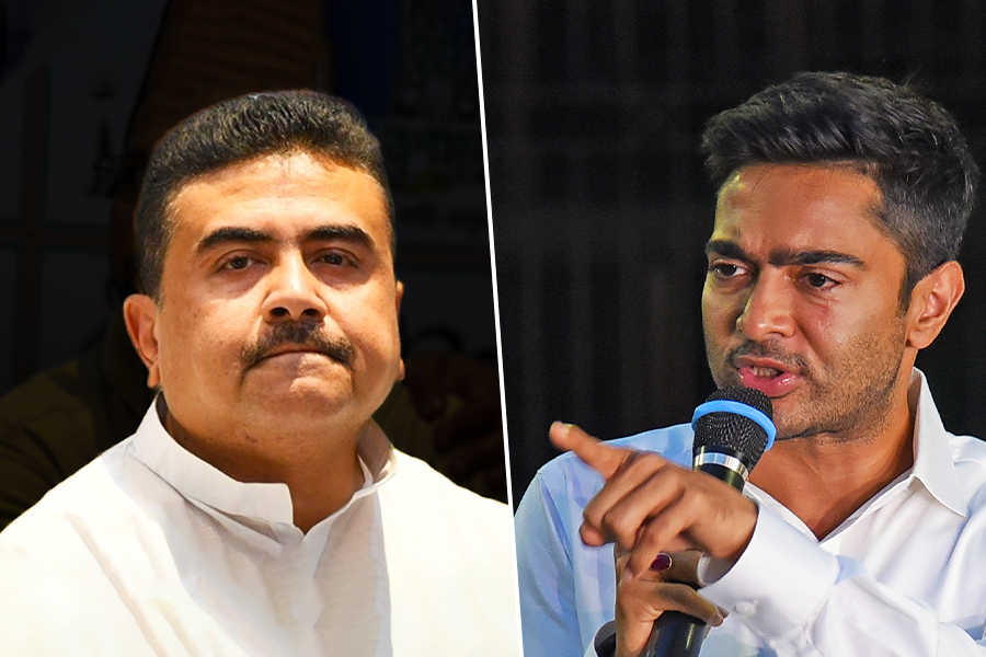 TMC leader Abhishek Banerjee lashes out Suvendu Adhikari in a video। Sangbad Pratidin